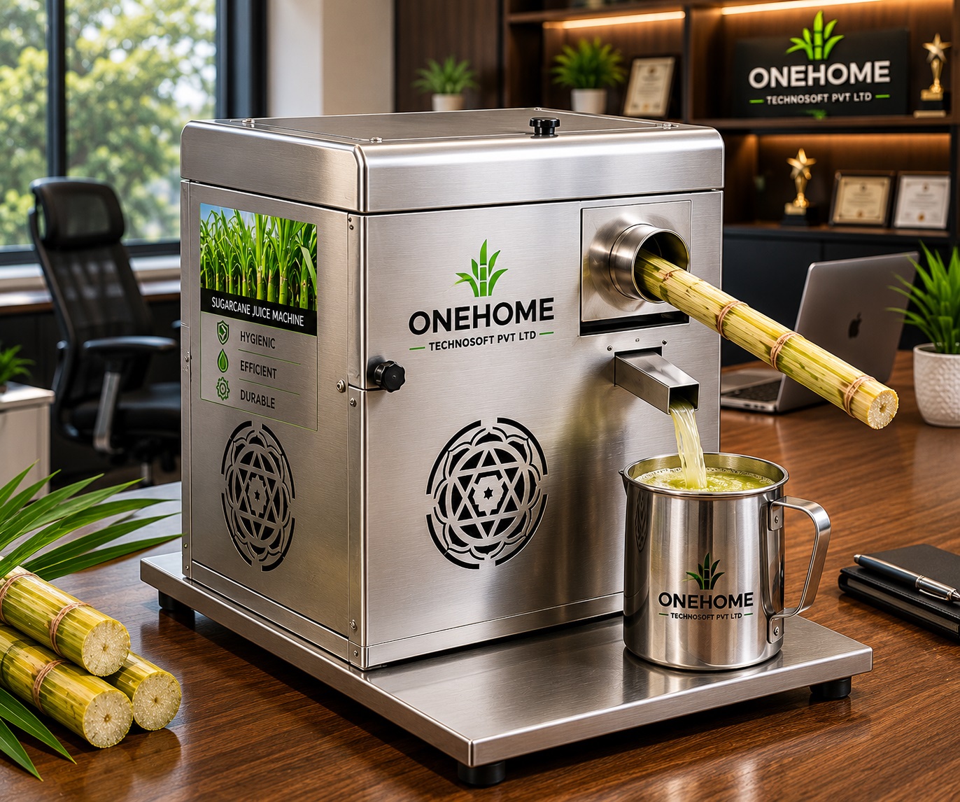 Compact Cabinet Sugarcane Crusher